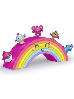 Ziwies arco iris con 5 figuritas coleccionables