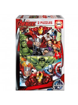 Puzzle 2x48 Avengers