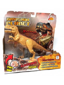 Dinosario T-Rex con luces y sonidos