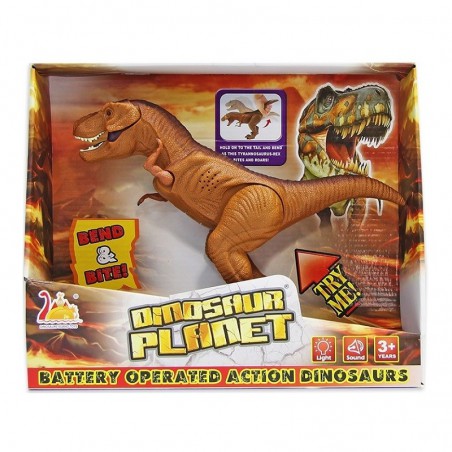 Dinosaurio T-Rex con luces y sonidos