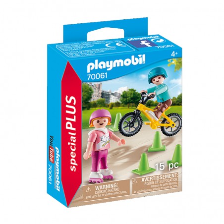 PLAYMOBIL® Playmobil Nens amb Bici i Patins