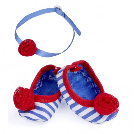 Nenuco zapatos y accesorios: azul y rojo