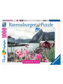 Puzzle Lofoten, Noruega 1000 piezas