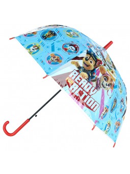 Paraguas transparente Paw Patrol 46 cm