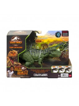 Ceratosaurus ruge y ataca de Jurassic World
