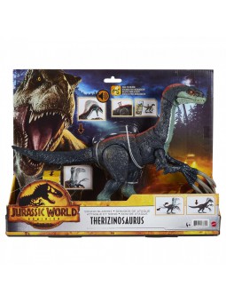 Dinosaurio escapista con sonido Therizinosaurus de Jurassic World