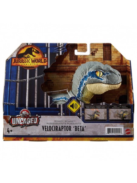 Dinosaurio espejo desenjaulado Velocirraptor Beta de Jurassic World