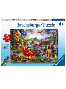 Puzzle de dinosaurio T-Rex de 35 piezas
