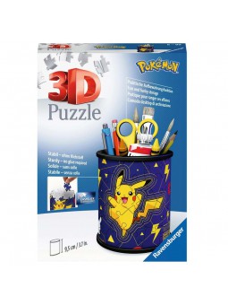 Puzzle 3D portalápices de Pokemon