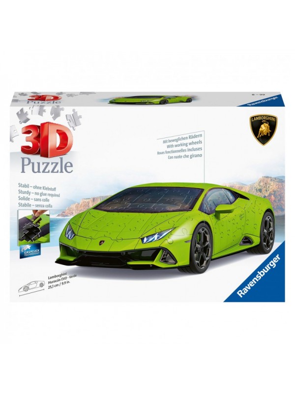 Puzzle 3D Lamborghini Huracán verde