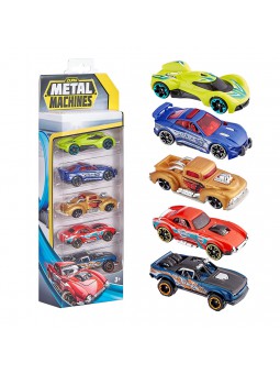 Pack 5 coches metal