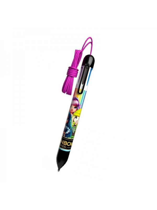 Bolígrafo 6 colores Rainbow High