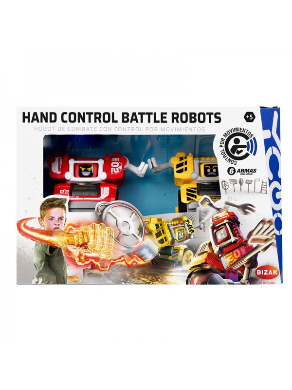 Robots luchadores Hand Control Battle