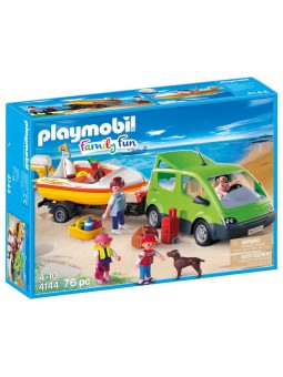 Playmobil® Coche Familiar con lancha