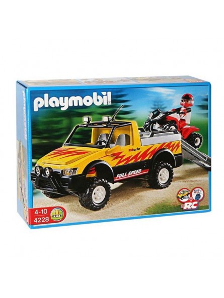 Playmobil® Pick-Up con Quad de Carreras de City Life
