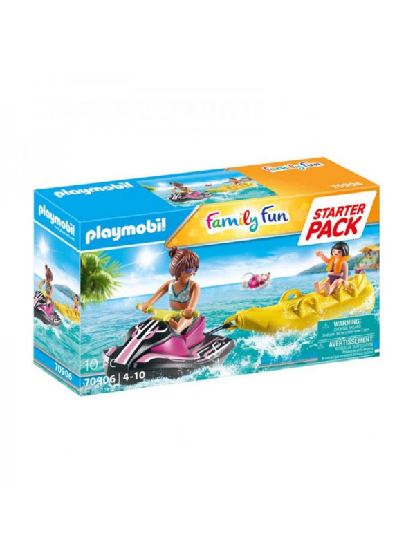 Playmobil® Starter Pack Moto de Agua con Bote de Family Fun