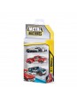 Pack 3 coches Metal Machines