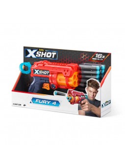 Pistola de dardos Fury 4 X-Shot