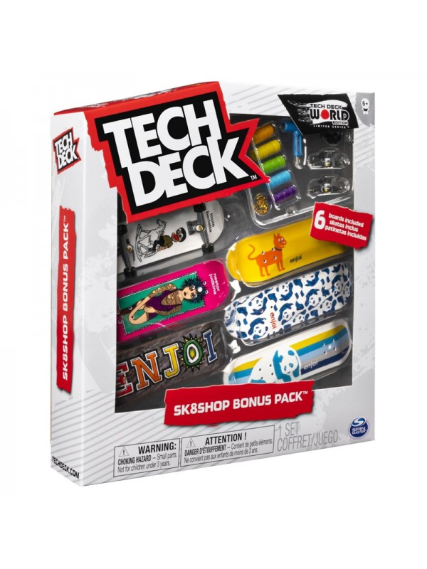Tech Deck Pack Skate Bonus Surtido de 6 tablas