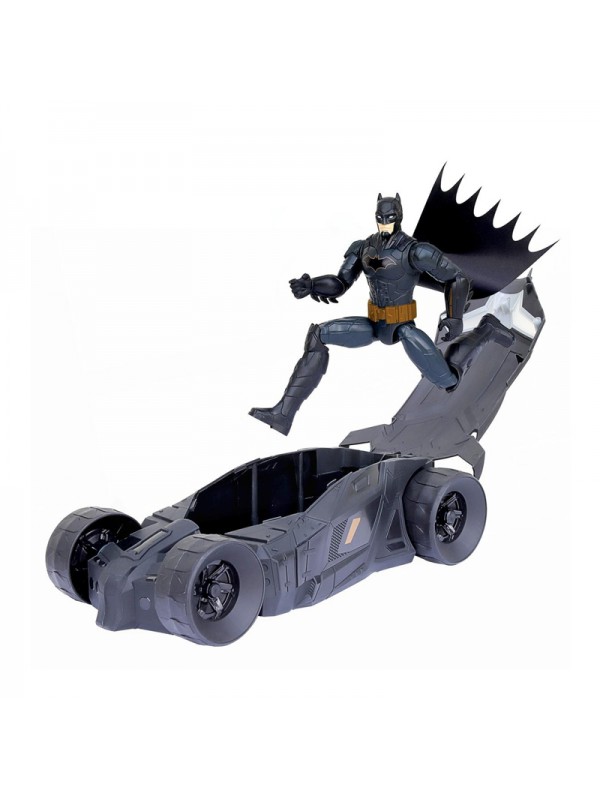 Figura de Batman y Batmovil DC Comics