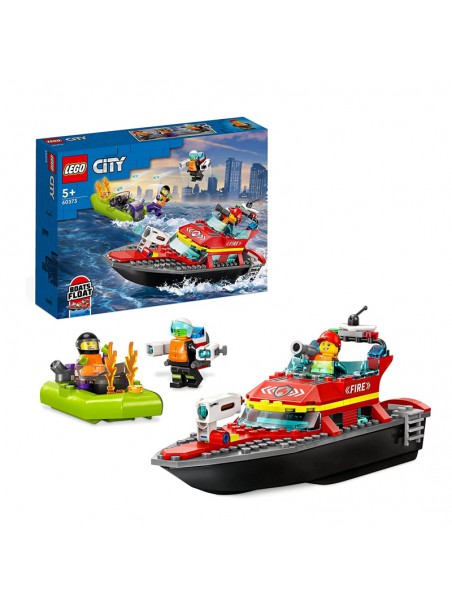 LEGO® City: Lancha de Rescate de Bomberos