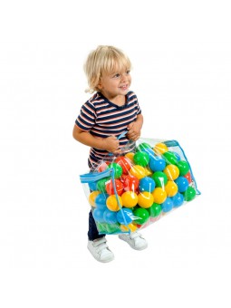 Bolsa con 100 bolas de colores